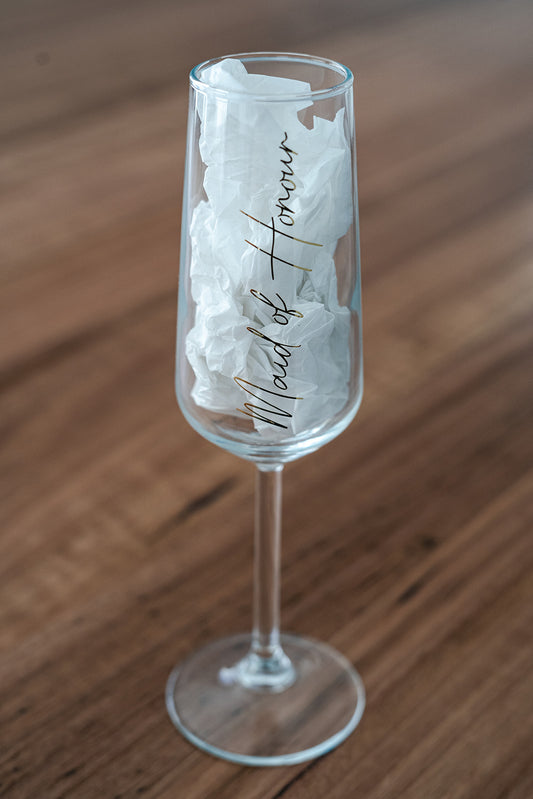 Personalised Champagne Flute